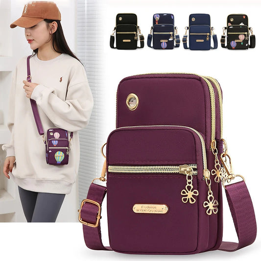 Casual Waterproof Crossbody Bag Women Shoulder Elbow Bag