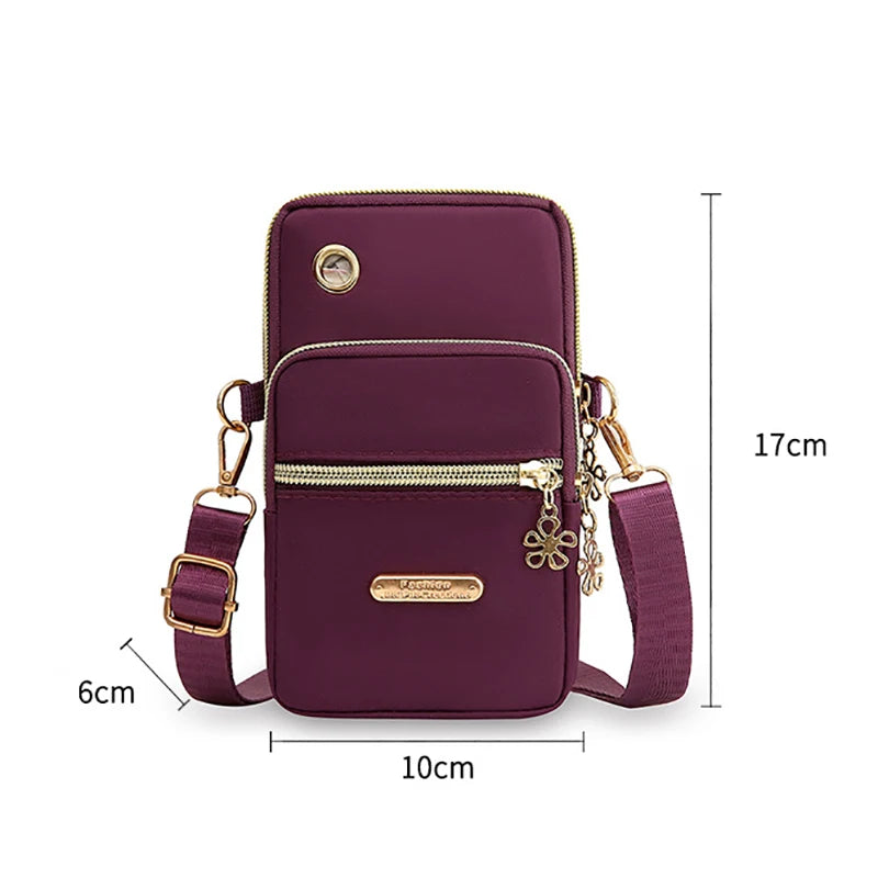 Casual Waterproof Crossbody Bag Women Shoulder Elbow Bag