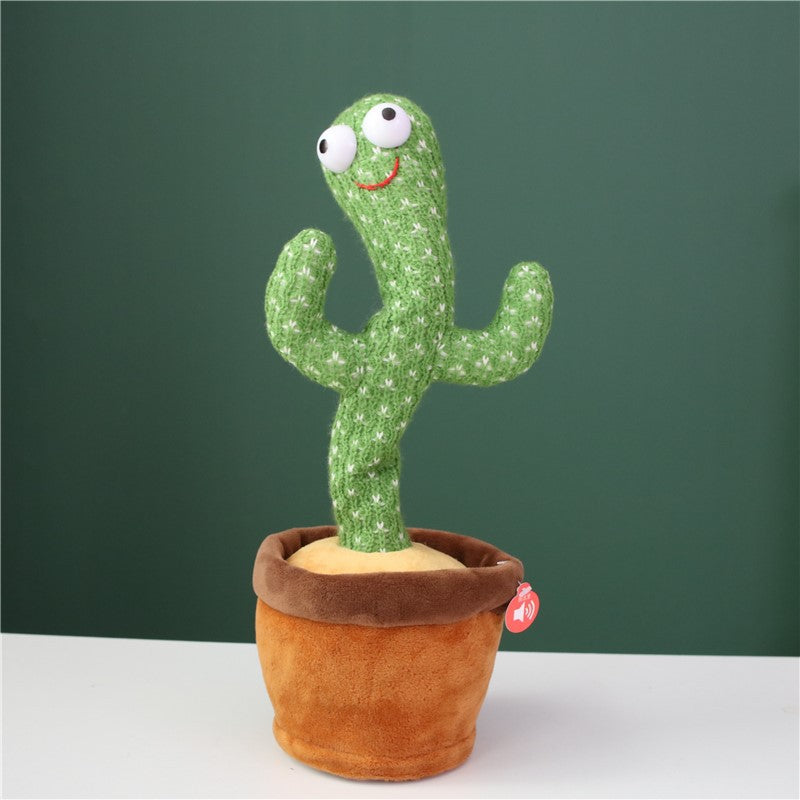 Juguete de cactus, juguete de baile de batido electrónico con la canción, juguete de educación infantil de cactus de baile 