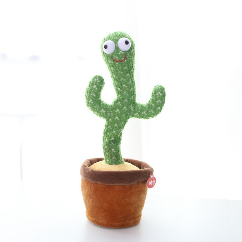 Juguete de cactus, juguete de baile de batido electrónico con la canción, juguete de educación infantil de cactus de baile 