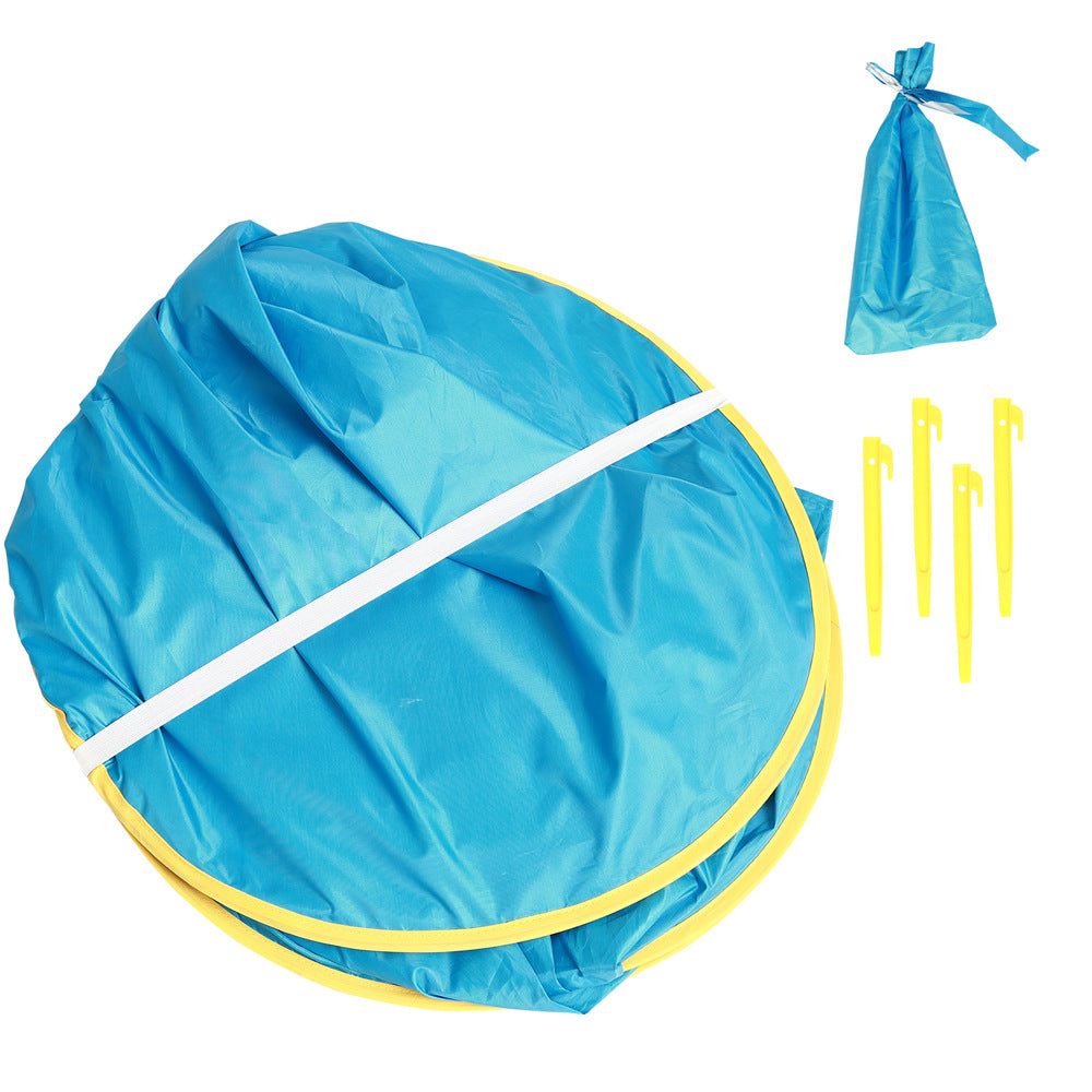 Carpa de playa para bebés, para niños, para acampar al aire libre, fácil de plegar, impermeable, toldo para el sol, carpa con protección UV 