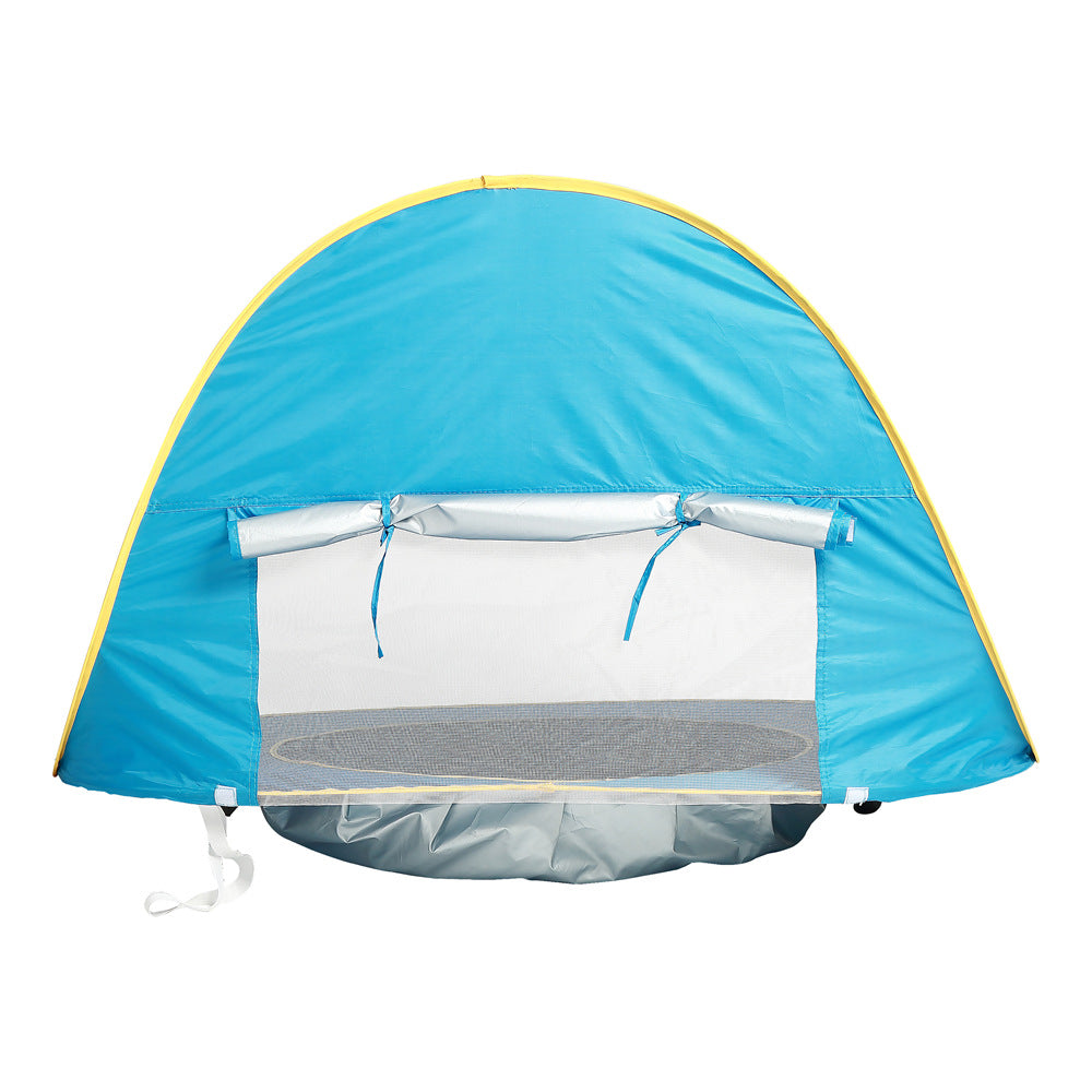 Carpa de playa para bebés, para niños, para acampar al aire libre, fácil de plegar, impermeable, toldo para el sol, carpa con protección UV 