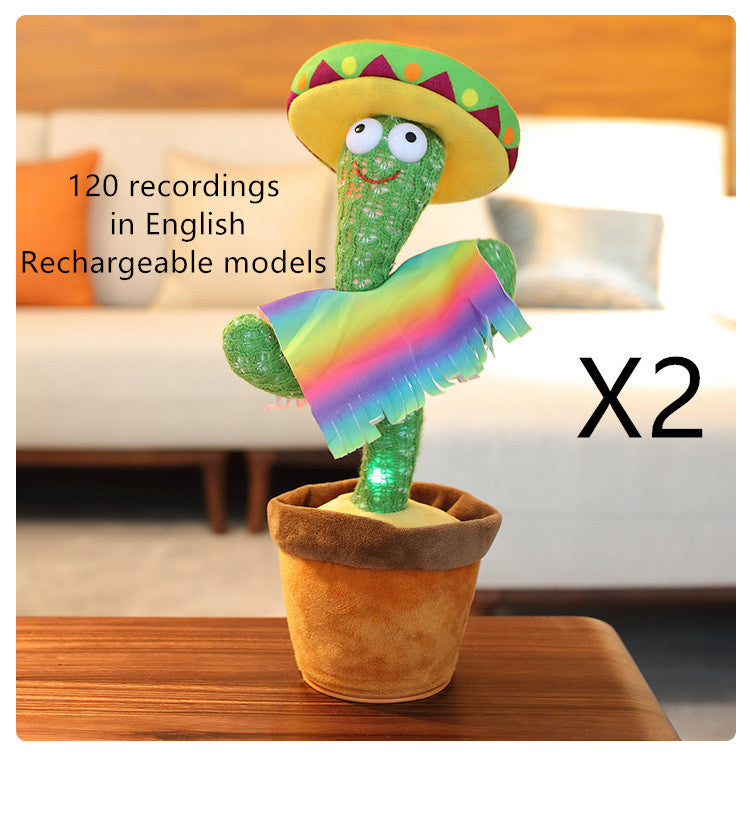 Cactus Toy Electronic Shake Dancing Toy With The Song Dancing Cactus Childhood Education Toy