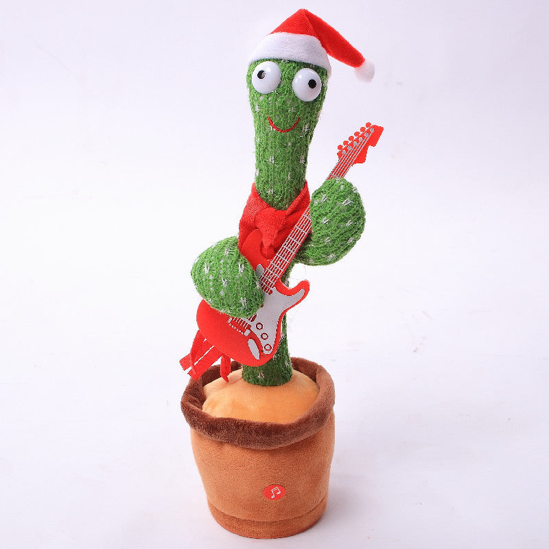 Juguete de cactus, juguete de baile de batido electrónico con la canción, juguete de educación infantil de cactus de baile 