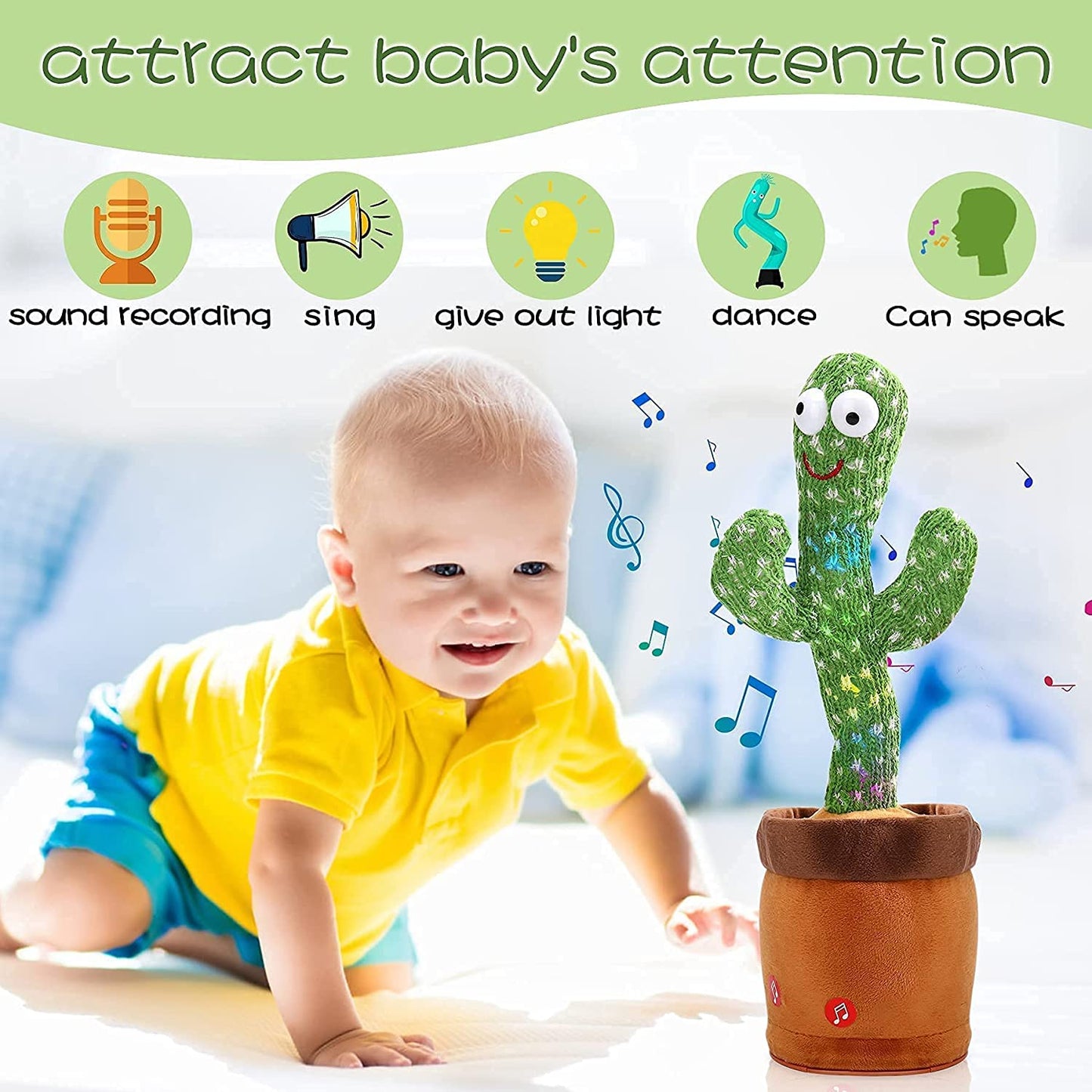 Cactus Toy Electronic Shake Dancing Toy With The Song Dancing Cactus Childhood Education Toy