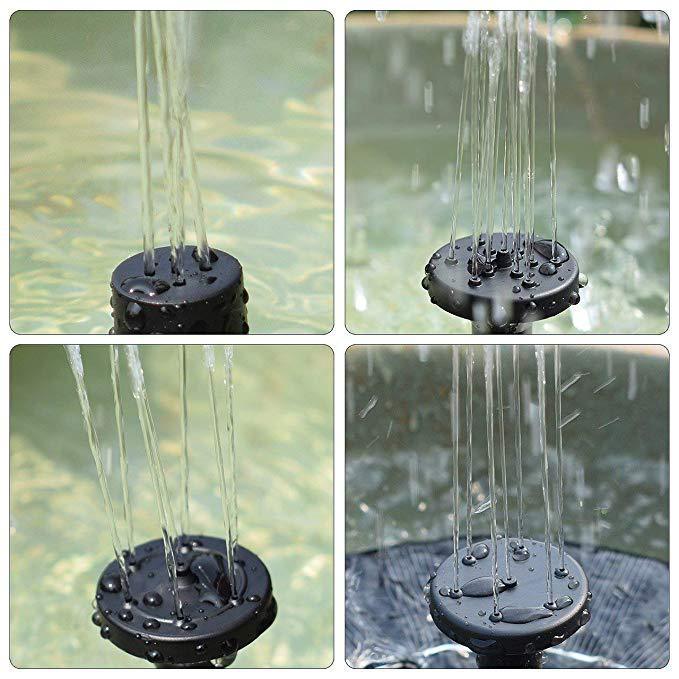 Floating Solar Power Water Fountain