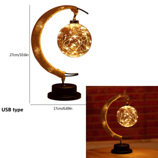 Moon Ball Shape Lamp Decoration Bedroom Decoration Night Lights