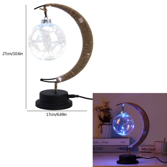 Moon Ball Shape Lamp Decoration Bedroom Decoration Night Lights