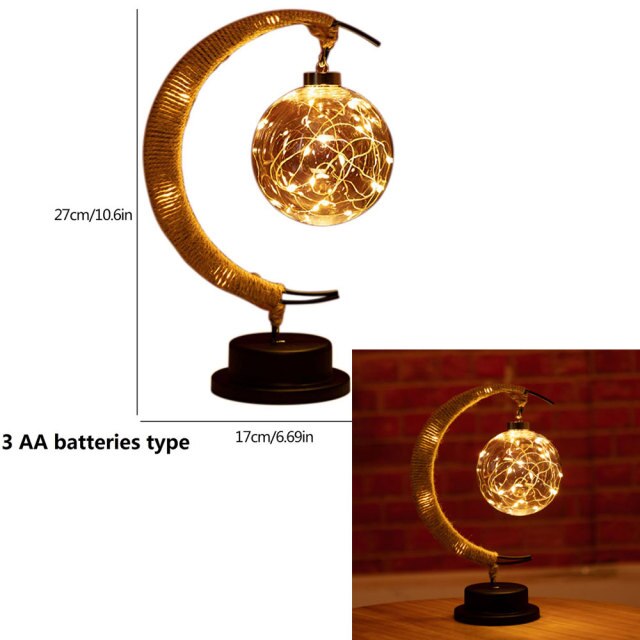 Moon Ball Shape Lamp Decoration Bedroom Decoration Night Lights