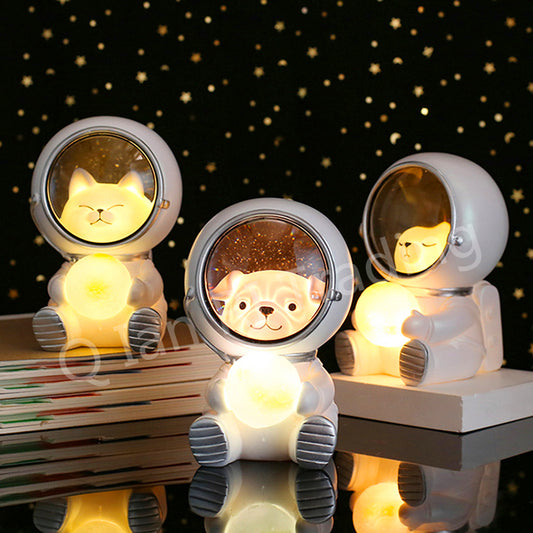 Spaceman LED Night Lights Lámpara de juguete para niños 