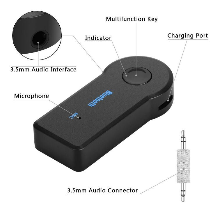 Adaptador de transmisor inalámbrico Bluetooth