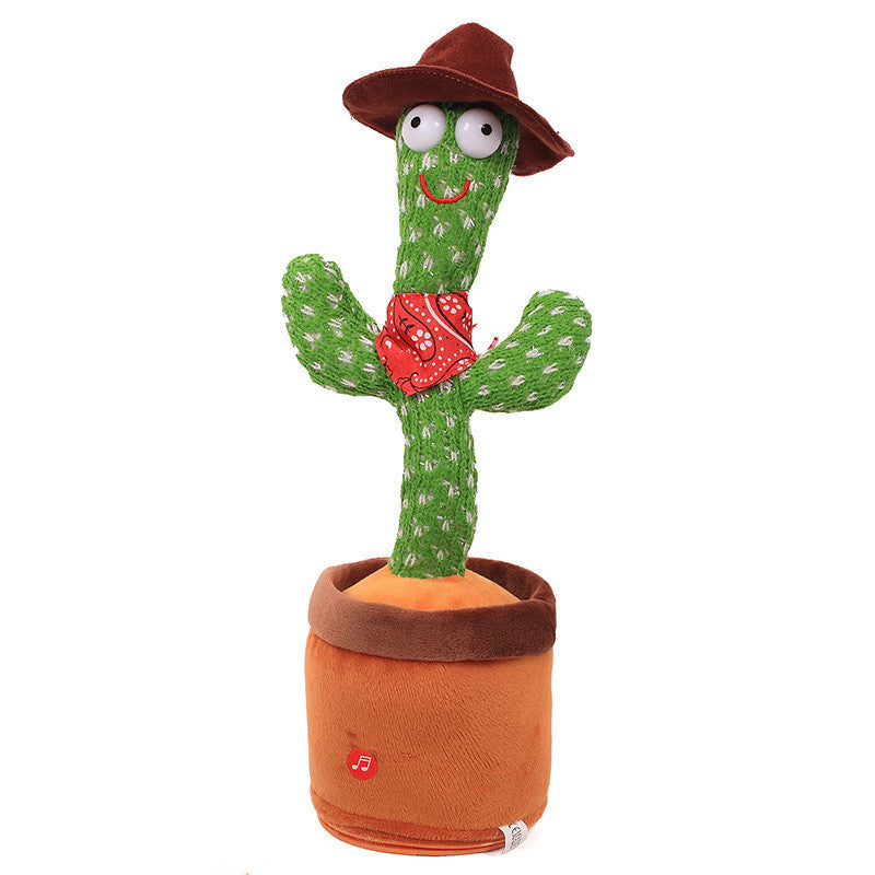 Juguete de cactus, juguete de baile de batido electrónico con la canción, juguete de educación infantil de cactus de baile 