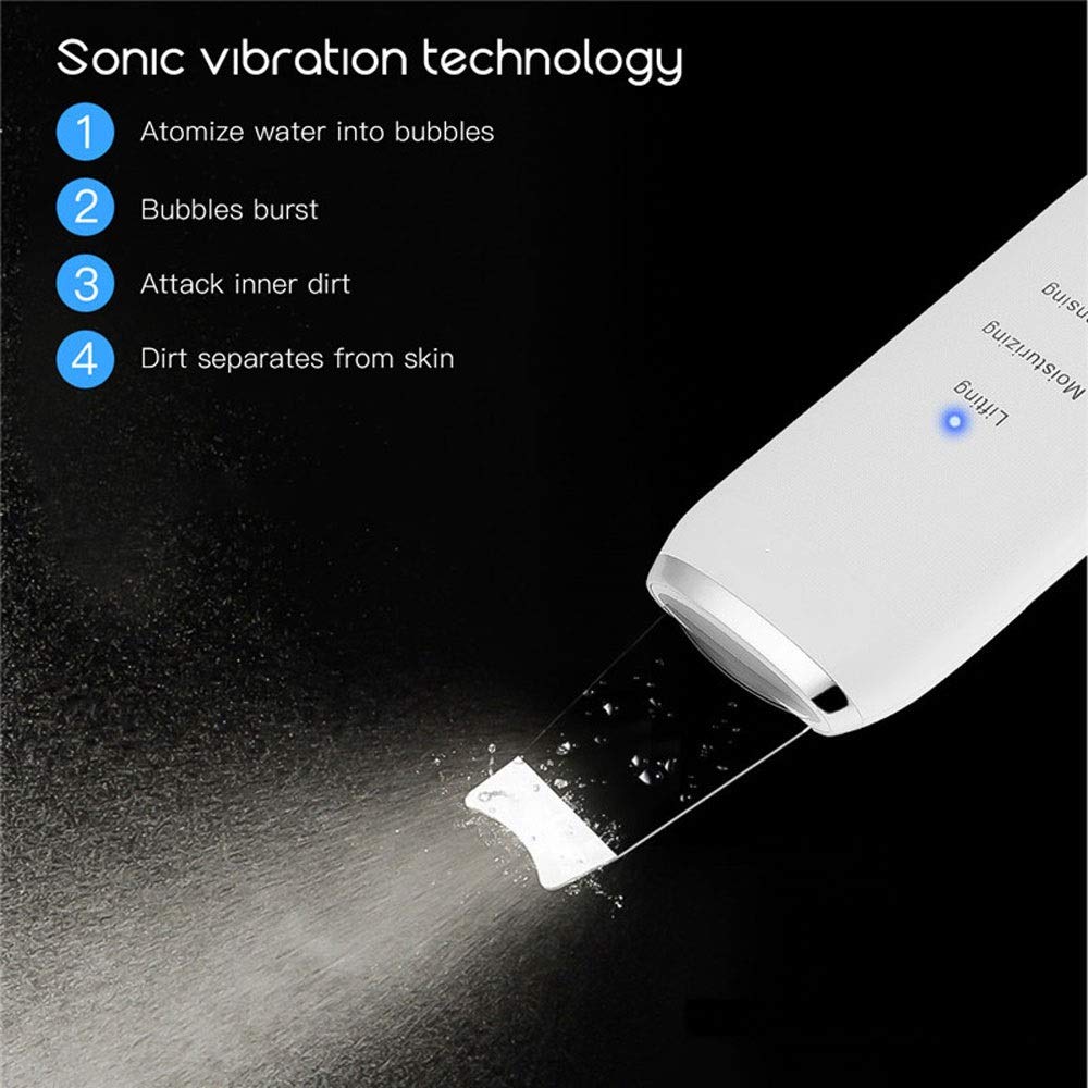 Ultrasonic Skin Scrubber: cleanse, moisturize, & massage